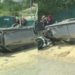 Accident de groază, la Hîncești. Un BMW, inversat. I-au sărit roțile | VIDEO