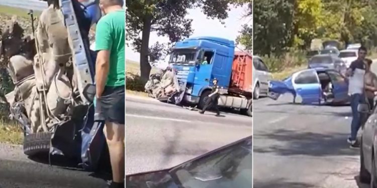 В Дрокиевском районе столкнулись три легковушки и фура: есть пострадавшие