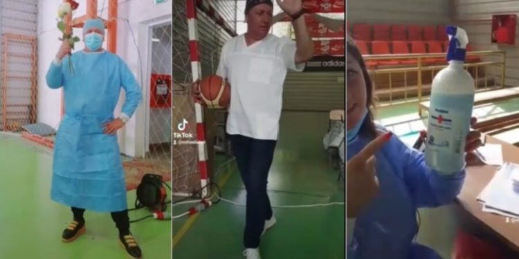 România: Petrecere cu manele și gesturi obscene într-un centru de vaccinare din Botoșani | VIDEO