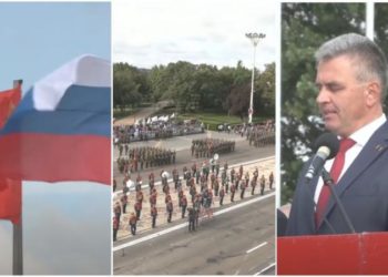 Paradă fastuoasă la Tiraspol, cu ocazia aniversării a 31 de ani de la autoproclamare: Și-au etalat tehnica militară în piața din centrul orașului | VIDEO