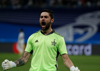 Portarul echipei Sheriff Tiraspol a fost ales cel mai bun jucător al săptămânii în Champions League