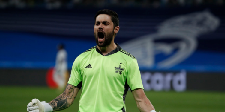 Portarul echipei Sheriff Tiraspol a fost ales cel mai bun jucător al săptămânii în Champions League