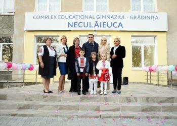 Un nou proiect ambițios, implementat de echipa Partidului „ȘOR”: La Neculăieuca, a fost creat Complexul educațional gimnaziul-grădiniță | FOTO