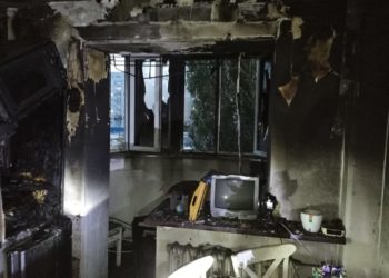 Incendiu într-un bloc locativ din capitală. Patru persoane — evacuate | VIDEO
