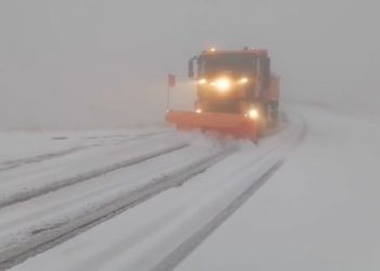 Cea mai mică temperatură în Europa: în România pe Transfăgărășan, stratul de zăpadă depus a atins 10 centimetri | VIDEO