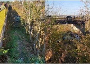 В Оргееве грузовик упал с моста. Сообщается о пострадавшем