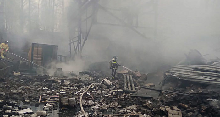 В России 16 человек погибли при взрыве на пороховом заводе