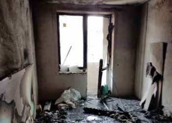 Explozie puternică urmată de incendiu, într-un bloc locativ din Rezina  | FOTO