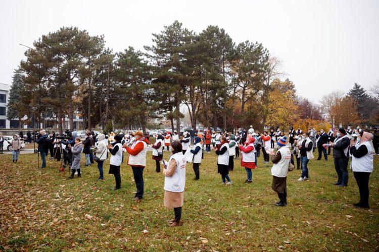Марина Таубер начала кампанию по сбору подписей в поддержку программы развития Бельц | FOTO/VIDEO
