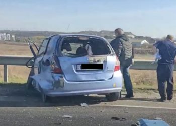 Trei persoane spitalizate, după un grav accident la Orhei | VIDEO