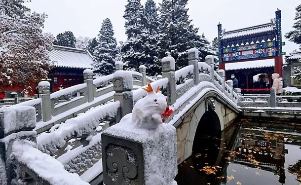 На Китай обрушились мощные снегопады: Закрыты автомагистрали и школы