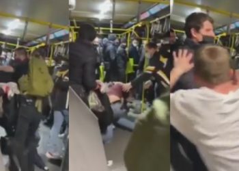 Bătaie cu miros de alcool, la Aeroportul Internațional Chișinău: Patru bărbați s-au luat la pumni, fără să țină cont că în interior sunt și copii | VIDEO