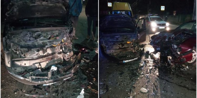 Carambol la Bălți, provocat de un șofer beat: O minoră s-a ales cu leziuni, iar trei mașini, boțite | FOTO