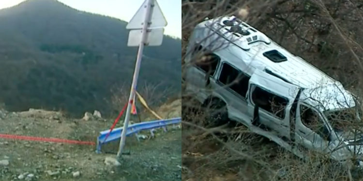 Un microbuz cu moldovei s-ar fi răsturnat în Georgia: Cel puțin trei morți și cinci răniți