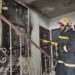 Incendiu într-un bloc locativ din capitală. Șapte persoane – evacuate după ce nouă contoare electrice au luat foc | VIDEO