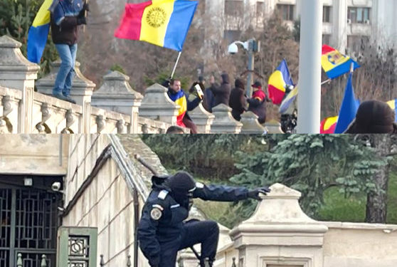 România: Incidente la protestul AUR faţă de certificatul COVID şi restricţii. Zeci de persoane au forţat intrarea în Parlament, maşinile ambasadelor SUA şi Japoniei – vandalizate