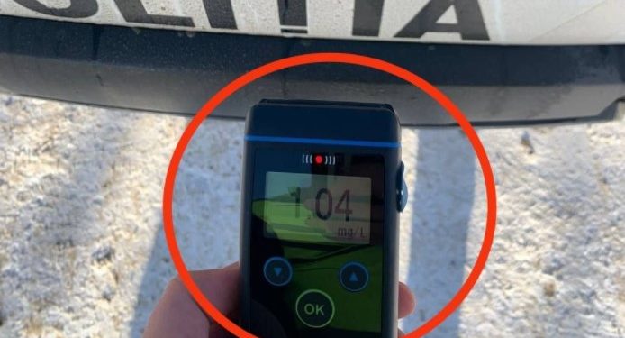 A „spart” aparatul Drager. Un șofer a fost înlăturat de la volanul mașinii pentru că se afla în stare de ebrietate