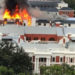 Incendiu puternic la sediul Parlamentului Africii de Sud din Cape Town | FOTO/VIDEO