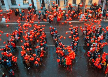Атмосфера любви в центре Оргеева: Местные власти подготовили сюрпризы для горожан и гостей муниципия | VIDEO