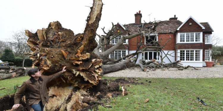 Furtuna Eunice a omorât 13 oameni în Europa. În Marea Britanie vântul a suflat cu 200 km pe oră, în Germania a fost cod violet | FOTO