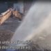 «Gheizer» în centrul capitalei. O ţeavă cu apă fierbinte a fost spartă de un excavator | VIDEO