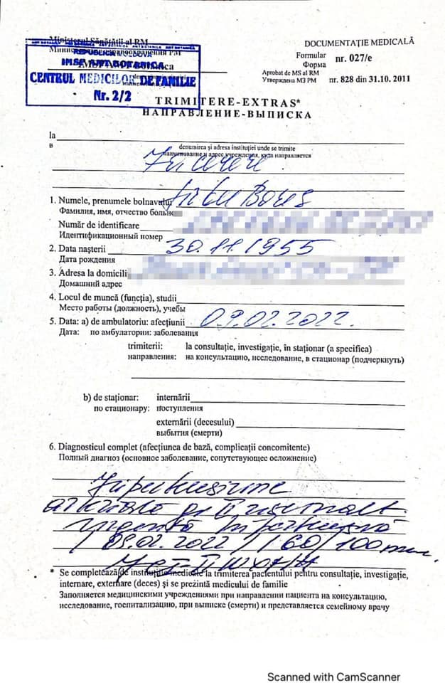 Ina Sîrbu: „Starea de sănătate a părinților lui Sergiu s-a înrăutățit brusc”. Apelul soției ex-deputatului