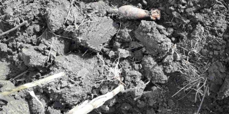 În raionul Orhei a fost depistat un obuz care prezinta pericol sporit de explozie