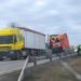 Două TIR-uri s-au lovit la Cimișlia. Cauza preliminară a accidentului – o defecțiune la frână | FOTO