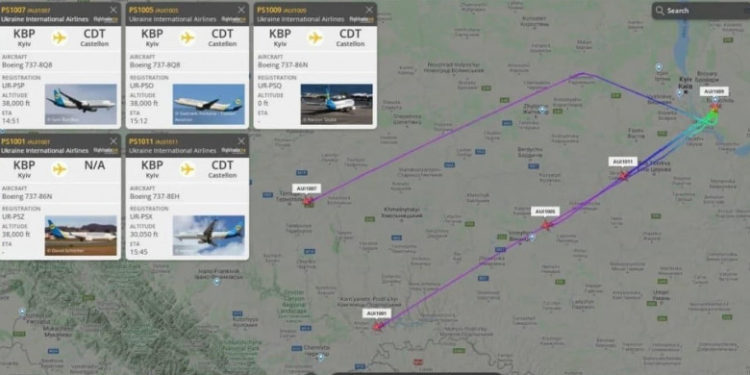 De teama unui posibil război, cea mai mare companie aeriană din Ucraina își evacuează avioanele de la Kiev