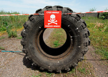 14% территории Украины нуждается в разминировании
