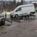 Un microbuz cu cinci moldoveni, implicat într-un accident în România