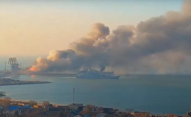 Не Орск, а Саратов: уточнено название взорванного в Бердянске корабля РФ