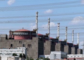 На Запорожской АЭС произошел пожар после обстрела