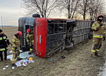 В Польше перевернулся автобус с беженцами из Украины, есть пострадавшие