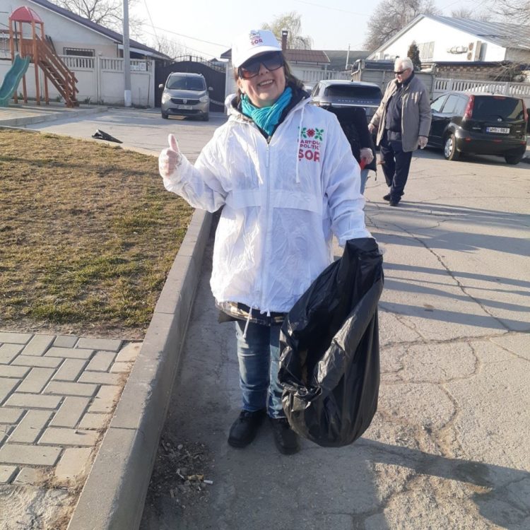 Партия «ШОР» – за чистый Кишинев! Члены формирования организовали в столице акцию по уборке
