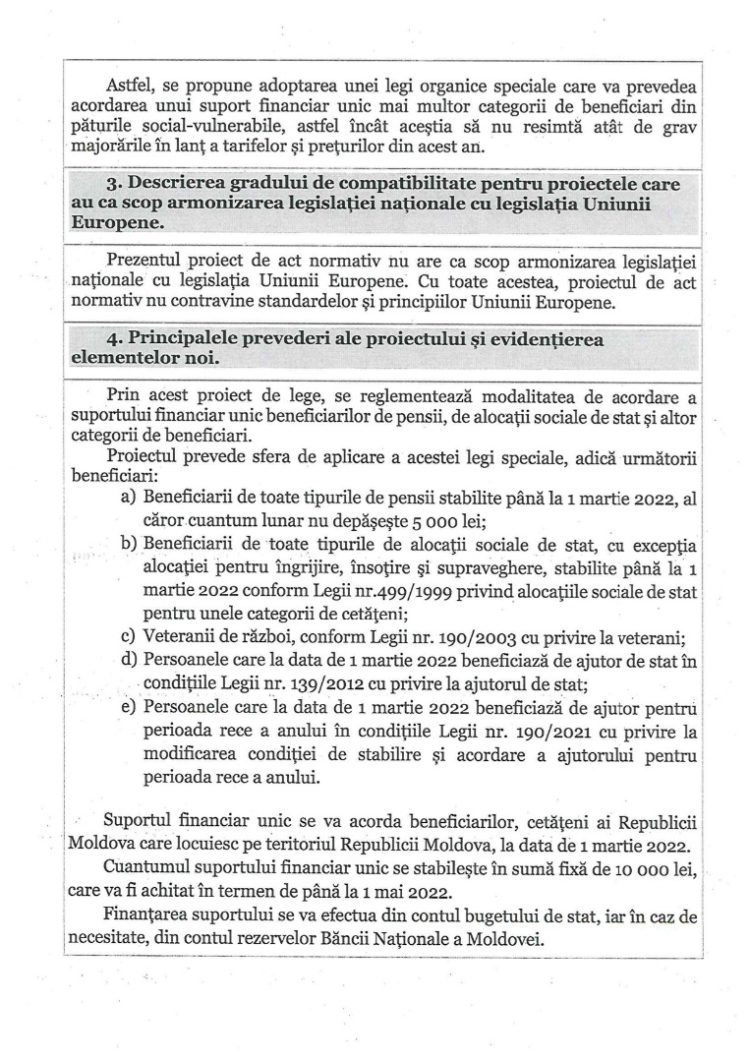 Ilan Șor cere ca cetățenilor să le fie acordat câte un ajutor unic de 10 mii de lei