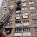 Apartament cuprins de flăcări, în capitală: Patru echipaje de pompieri au luptat cu focul
