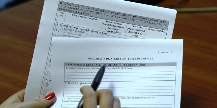 Au rămas nouă zile până la expirarea termenului de depunere a declarațiilor de avere