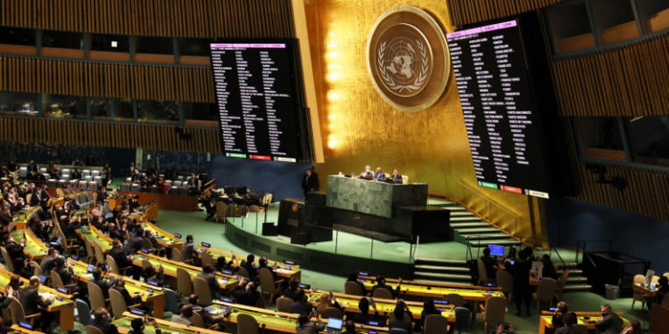 Rezoluția ONU care condamnă invazia rusă în Ucraina, votată masiv. Putin e susținut doar de Coreea de Nord, Belarus, Siria și Eritreea