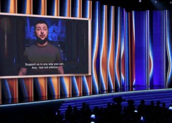 Зеленский выступил на церемонии награждения «Грэмми»