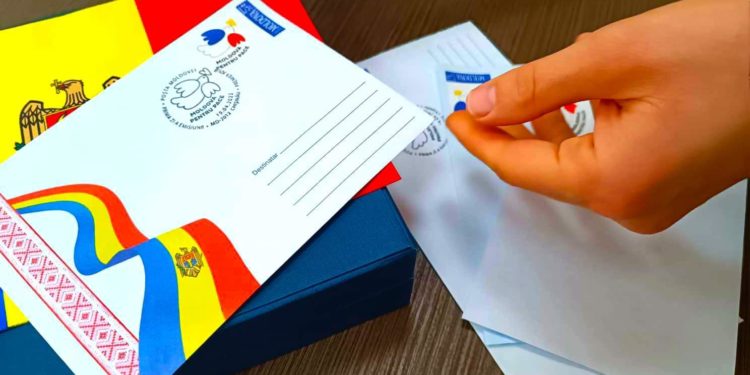 În semn de solidaritate cu poporul ucrainean, Republica Moldova a lansat o marcă poștală