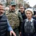 Ursula von der Leyen și Josep Borrell au mers la Bucha în Ucraina | VIDEO