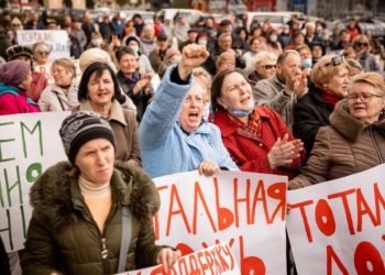 Партия “ШОР” организовала протесты по всей стране. Более 50 тысяч человек приняли участиях в манифестациях
