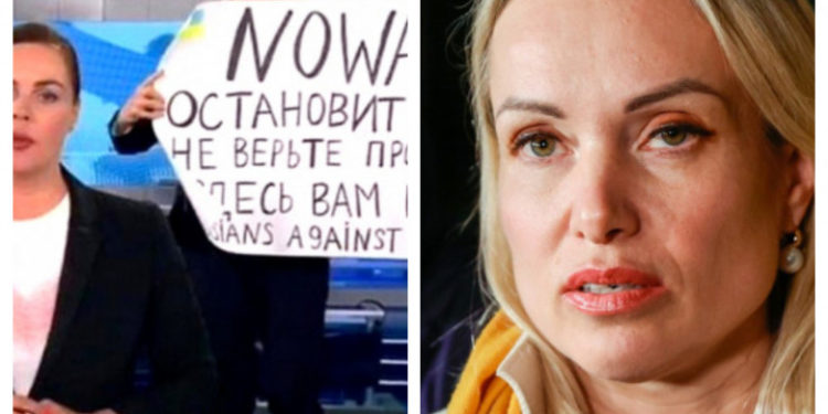 Jurnalista din Rusia care a protestat în direct față de război a fost angajată de un ziar german, dar lucrează de la Moscova