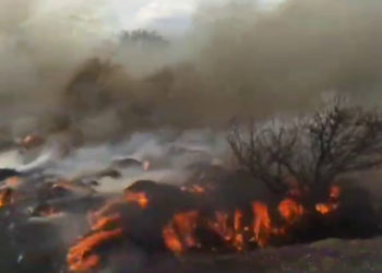 Пожар возле газораспределительной станции в Тирасполе | VIDEO