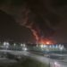 В Подмосковье случился масштабный пожар на складе