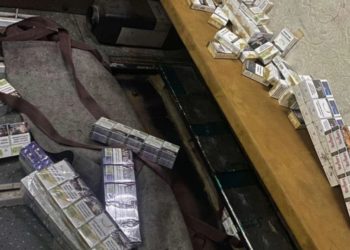 Пограничники обнаружили более 2000 пачек контрабандных сигарет