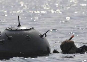 Вблизи побережья Одесской области всплыла морская мина