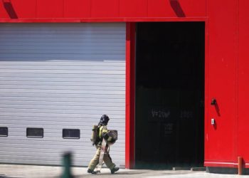 В Белгородской области произошел пожар на объекте Минобороны