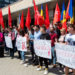„Jos inflația!”. Membrii și simpatizanții Partidului Socialiștilor au protestat împotriva politicilor promovate de Banca Națională a Moldovei | VIDEO